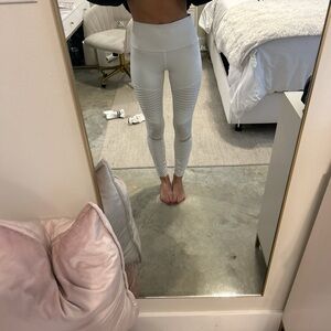 High-Waisted Ribbed Leggings
